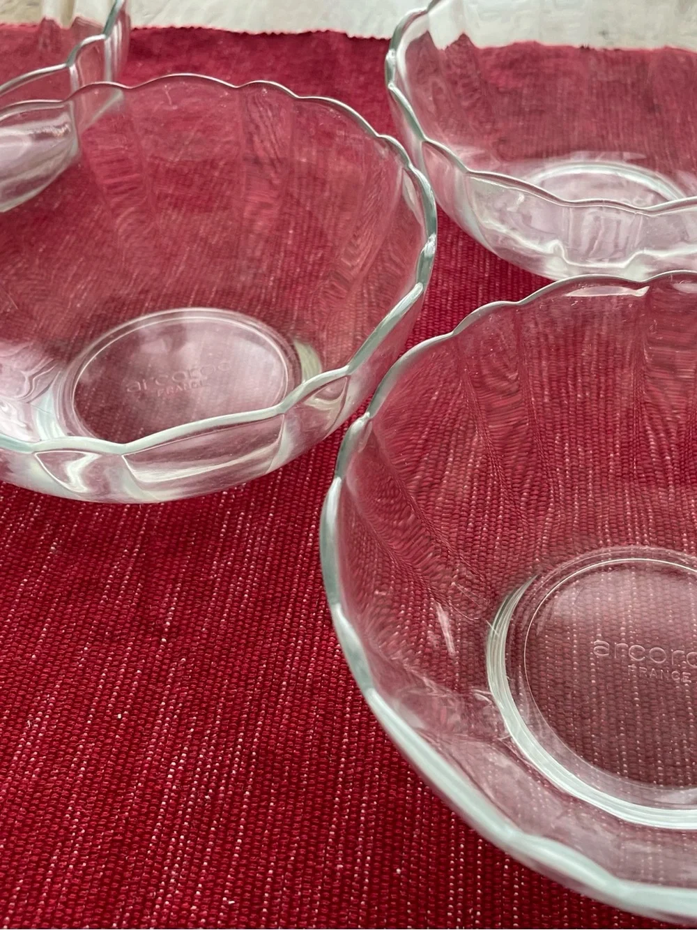 Set of 5 Vintage Arcoroc France 5